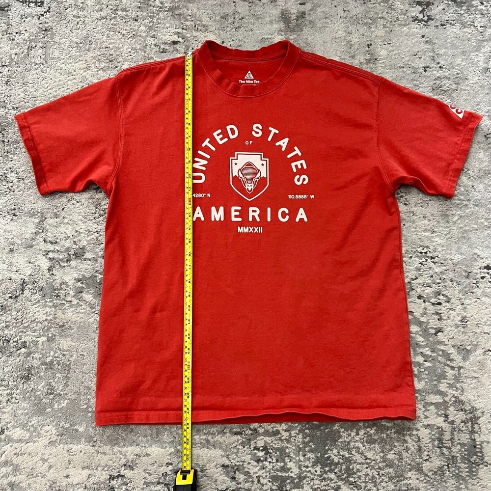 Nike ACG T Shirt United States of America Yellowstone National Park Loose Large